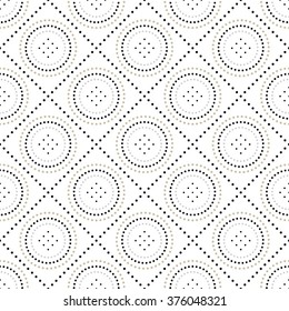 Vector seamless pattern. Abstract background in geometric style