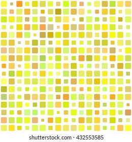 Vector seamless pattern. Abstract background texture with random square tiles. Design for cover, textile, pool, kitchen, bathroom.
