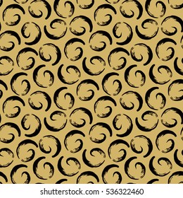 Vector seamless pattern. Abstract background with brush strokes. hand drawn texture with chevron. Hipster graphic design.