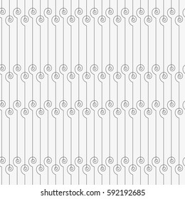 Vector seamless pattern. Vector abstract background. Pattern with stripes and spirals.