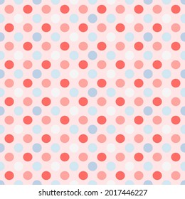 vector seamless pattern abstract circle colorful simple repeating texture with meteor Printed fabric pattern for adult cloth and wrapping paper.