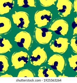 vector seamless pattern abstract circles on bright background