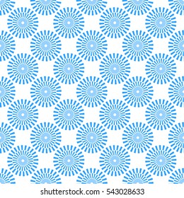 Vector seamless pattern with abstract circles. Vector background.