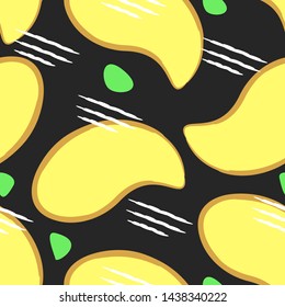 vector seamless pattern with abstract color shapes. can be used as background, Wallpaper, packaging paper design, textiles and other things.