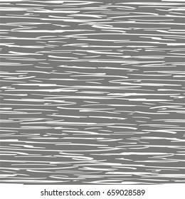 Vector seamless pattern. Abstract cracks texture. Monochrome background. Effect scratches, creases, tree bark. Broken tiles, barbed wire. Hand drawn brushstrokes.