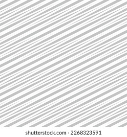 Vector seamless pattern. Abstract diagonal striped texture. Modern monochrome background. Subtle   print with simple oblique stripes.