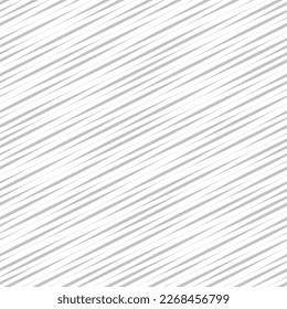 Vector seamless pattern. Abstract diagonal striped texture. Modern monochrome background. Subtle   oblique backdrop.