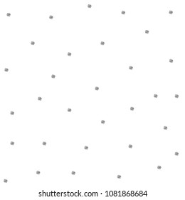 vector seamless pattern abstract dot doodle hand drawing style isolated on white background