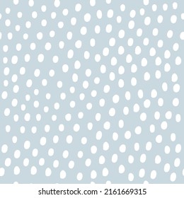 Vector seamless pattern with abstract dots in pastel colors. Print for children's wallpapers, gift paper, children's clothing, textiles. Drawn by hand.
