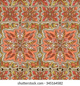 vector seamless pattern with abstract elements