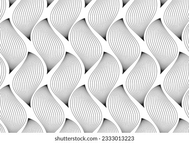 Vector seamless pattern. abstract floral background
