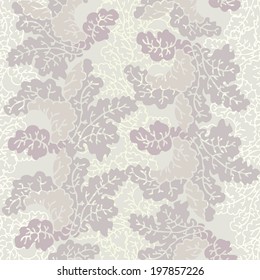 vector seamless pattern with abstract flowers, colorful 