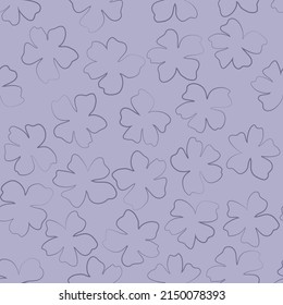 Vector seamless pattern from abstract flowers. Fashionable colours. Floral background for swimsuit, textile, wallpaper, print, gift wrap, scrapbooking, decoupage. Plant design.