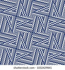 Vector seamless pattern, abstract geometric background illustration, fabric textile pattern