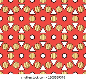 Vector seamless pattern, abstract geometric background illustration, fabric textile pattern. Pattern for website,
