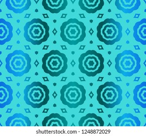 Vector Seamless Pattern With Abstract Geometric Style. Repeating Sample Figure And Line. For Fashion Interiors Design, Wallpaper, Textile Industry.