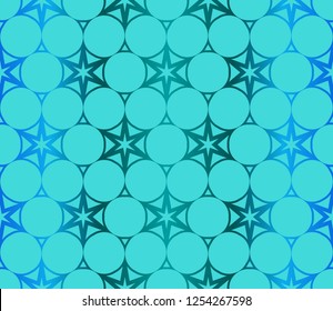 Vector Seamless Pattern With Abstract Geometric Style. Repeating Sample Figure And Line. For Fashion Interiors Design, Wallpaper, Textile Industry. Neon gradient color.