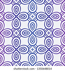 Vector Seamless Pattern With Abstract Geometric Style. Repeating Sample Figure And Line. For Modern Interiors Design, Wallpaper, Textile Industry