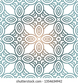 Vector Seamless Pattern With Abstract Geometric Style. Repeating Sample Figure And Line. For Modern Interiors Design, Wallpaper, Textile Industry