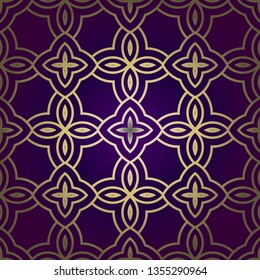 Vector Seamless Pattern With Abstract Geometric Style. Repeating Sample Figure And Line. Paper For Scrapbook