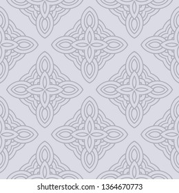 Vector Seamless Pattern With Abstract Geometric Style. Repeating Sample Figure And Line. Paper For Scrapbook
