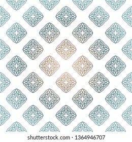 Vector Seamless Pattern With Abstract Geometric Style. Repeating Sample Figure And Line. For Modern Interiors Design, Wallpaper, Textile Industry