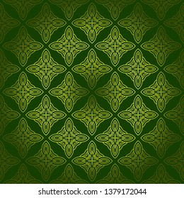 Vector Seamless Pattern With Abstract Geometric Style. Repeating Sample Figure And Line. Paper For Scrapbook