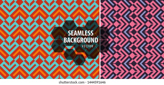 Vector seamless pattern. Abstract geometric background