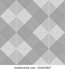 Vector seamless pattern, abstract geometric background illustration, vector pattern, goose foot