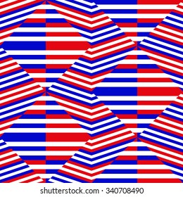 Vector seamless pattern, abstract geometric background illustration