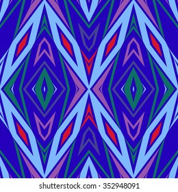 Vector seamless pattern, abstract geometric background illustration