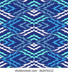 Vector seamless pattern, abstract geometric background illustration