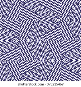 Vector seamless  pattern, abstract geometric background illustration, cloth vector pattern, goose foot