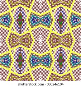 Vector seamless  pattern, abstract geometric background illustration,  fabric textile pattern