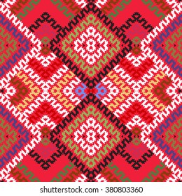 Vector seamless  pattern, abstract geometric background illustration,  fabric textile pattern