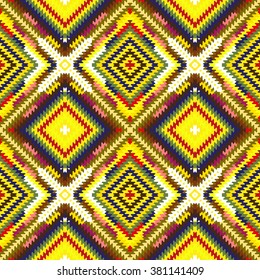 Vector seamless  pattern, abstract geometric background illustration,  fabric textile pattern