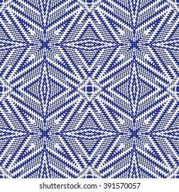 Vector seamless  pattern, abstract geometric background illustration,  fabric textile pattern