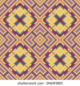 Vector seamless  pattern, abstract geometric background illustration,  fabric textile pattern