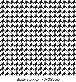 Vector seamless pattern, abstract geometric background illustration black and white