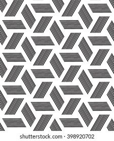 Vector seamless pattern. Abstract geometric background