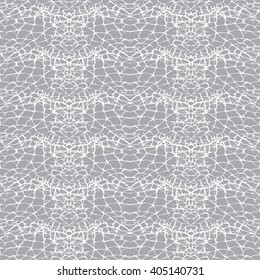 Vector seamless pattern, abstract geometric background, cracked texture. Hand drawn snake skin