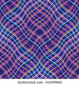Vector seamless pattern, abstract geometric background illustration
