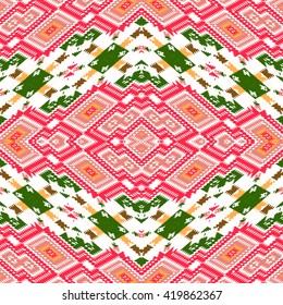 Vector seamless  pattern, abstract geometric background illustration, cloth vector backgrounds, fabric textile pattern, mexican pattern, ethnic ornament