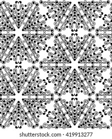 Vector seamless pattern. Abstract geometric background, Seamless ornament