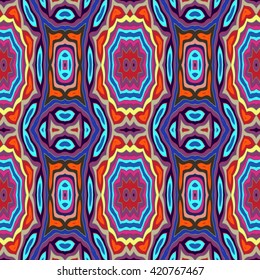 Vector seamless  pattern, abstract geometric background illustration,  fabric textile pattern