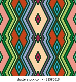 Vector seamless pattern, abstract geometric background illustration