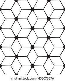 Vector seamless pattern. Abstract geometric background