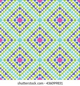 Vector seamless pattern. Abstract geometric background