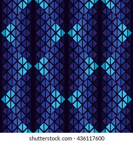 Vector seamless pattern. Abstract geometric background