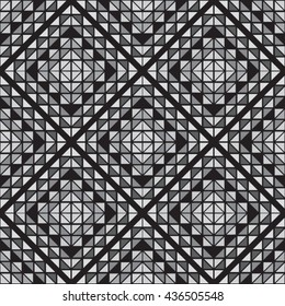 Vector seamless pattern. Abstract geometric background